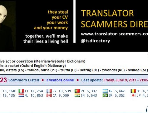 Translator Scammers Directory